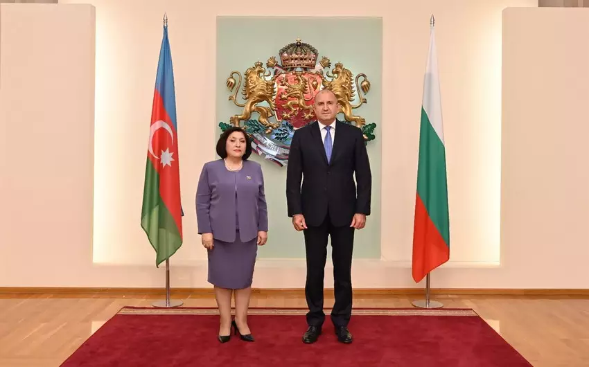 Sahibə Qafarova Bolqarıstan Prezidenti ilə görüşüb