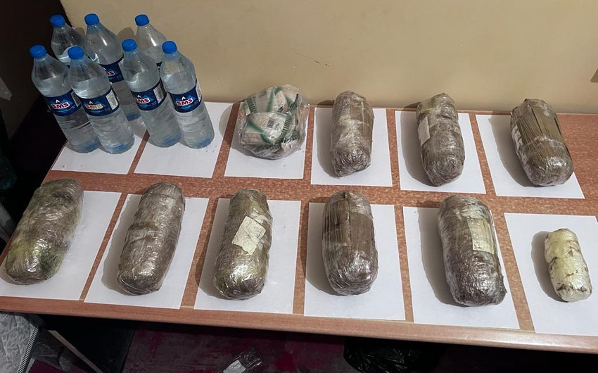 İran-Azərbaycan sərhədində 5 kiloqrama yaxın narkotik tapılıb