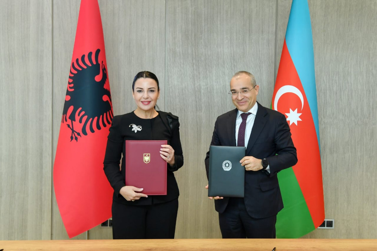 Azərbaycanla Albaniya iqtisadi əməkdaşlıq haqqında Saziş imzaladı