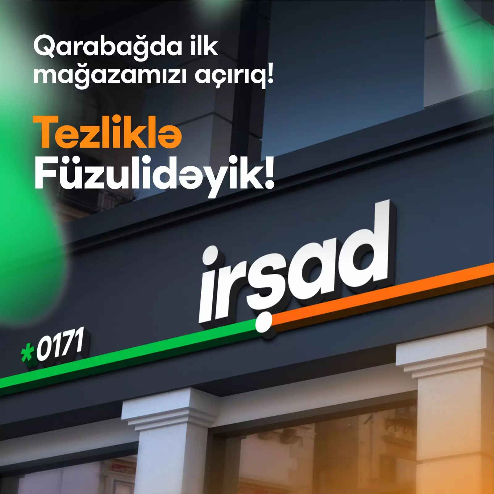 Qarabağda ilk elektronika və məişət texnikası mağazasını İrşad açır – Yeni vakansiyalar var!