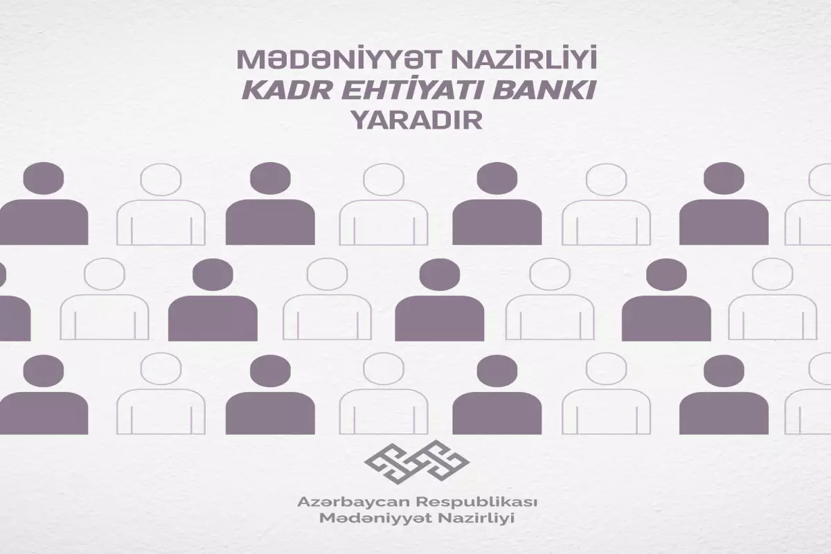 Mədəniyyət Nazirliyi Kadr Ehtiyatı Bankı yaradır