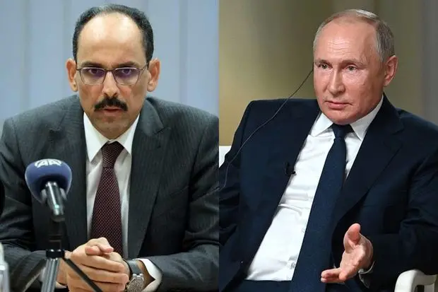 Putin İbrahim Kalınla görüşüb