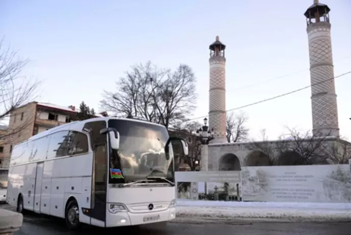 Şuşa şəhərinə ilk turist səfəri təşkil olunub