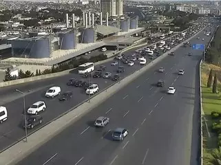 Bakıda hazırda sıxlıq müşahidə olunan yollar - SİYAHI