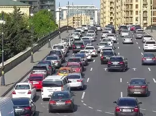 Bakıda hazırda sıxlıq müşahidə olunan yollar - SİYAHI