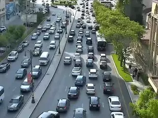 Bakıda hazırda sıxlıq müşahidə olunan yollar - SİYAHI