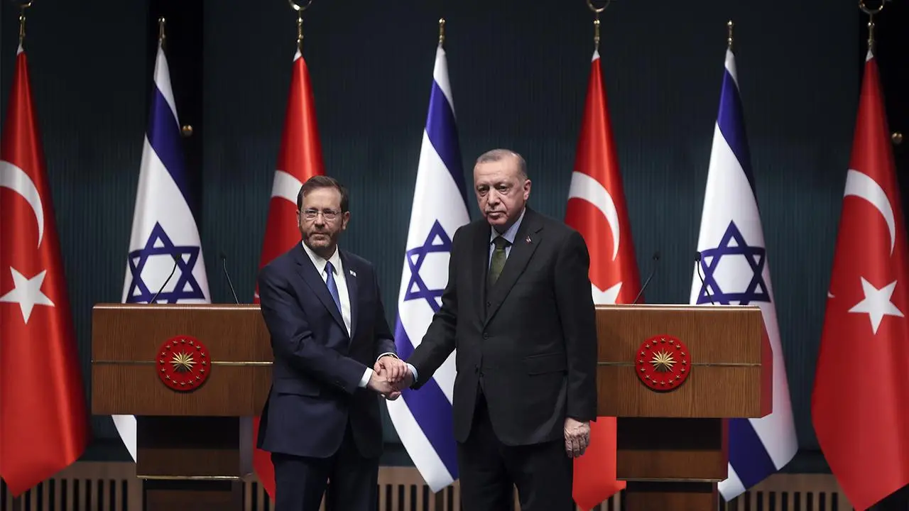 Türkiyə prezidenti İsrail prezidenti ilə telefonla danışıb
