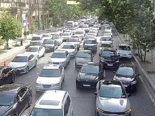 Bakıda hazırda sıxlıq müşahidə olunan yollar - SİYAHI