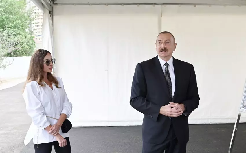 İlham Əliyev və Mehriban Əliyeva Türkiyə idmançıları ilə görüşüblər