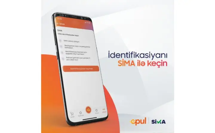 EPUL Pul kisəsində SİMA ilə identifikasiya