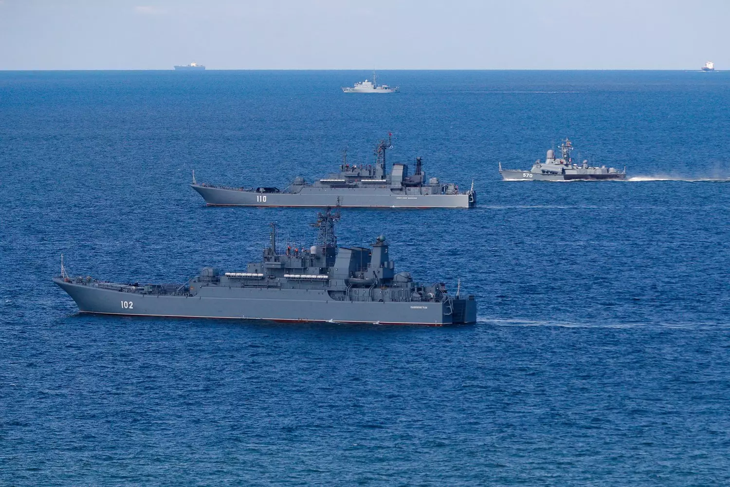 Rusiya donanması Baltik dənizində təlimlərə başlayıb