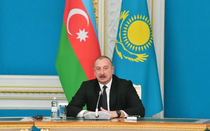 İlham Əliyev: Qazaxıstan haqlı olaraq dünya birliyinin böyük hörmətini qazanıb