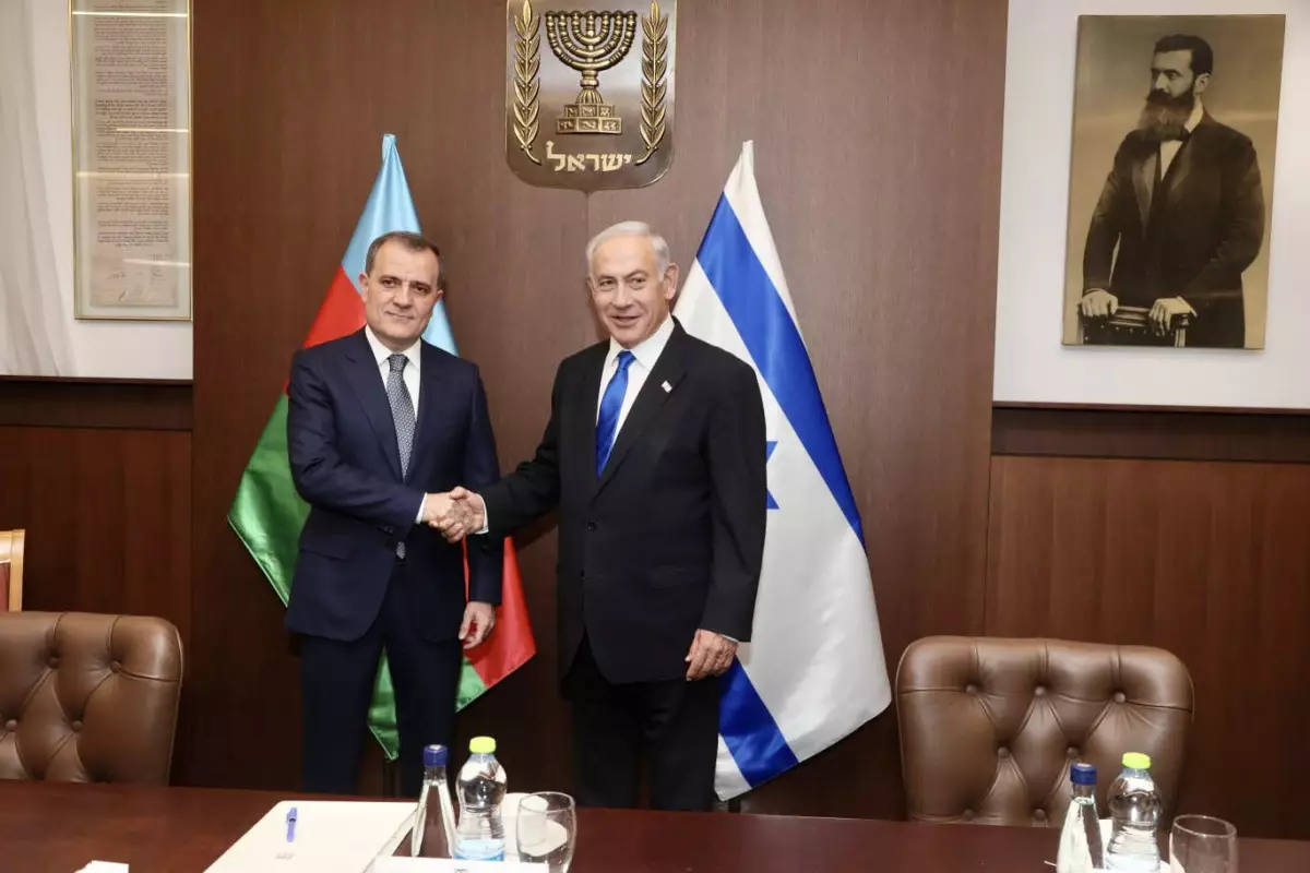 Netanyahu Azərbaycan XİN rəhbərini qəbul edib