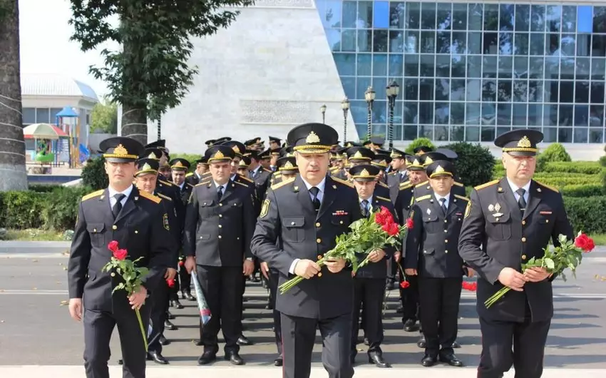 Qəbələ, Ağdaş, Göyçay, Zaqatala rayonları və Mingəçevir şəhərində  Polis Günü qeyd edilib (FOTO)