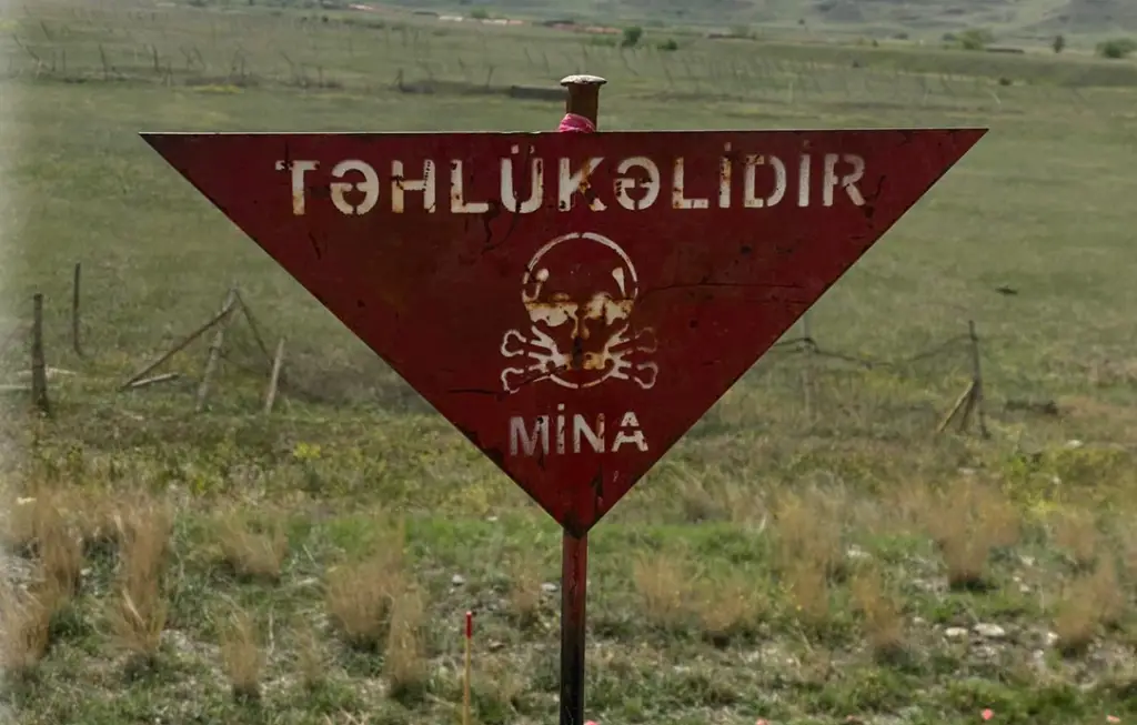 Laçında çoban minaya düşüb