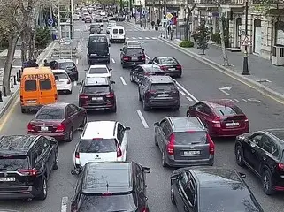 Bakıda hazırda sıxlıq olan yollar - SİYAHI