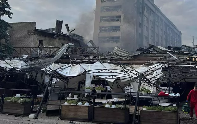 Rusiya Ukraynaya raket zərbəsi endirib: 4 ölü, 40 yaralı