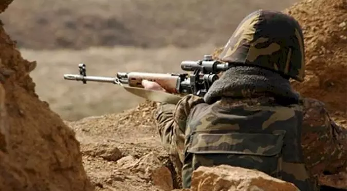 Qeyri-qanuni erməni silahlı dəstələri tərəfindən açılan atəş nəticəsində hərbçimiz yaralanıb