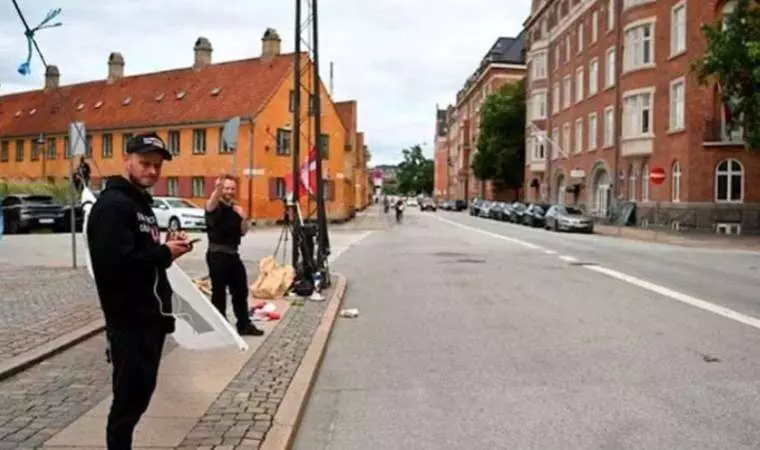 Türkiyənin Danimarkadakı səfirliyinin qarşısında Quran yandırılıb