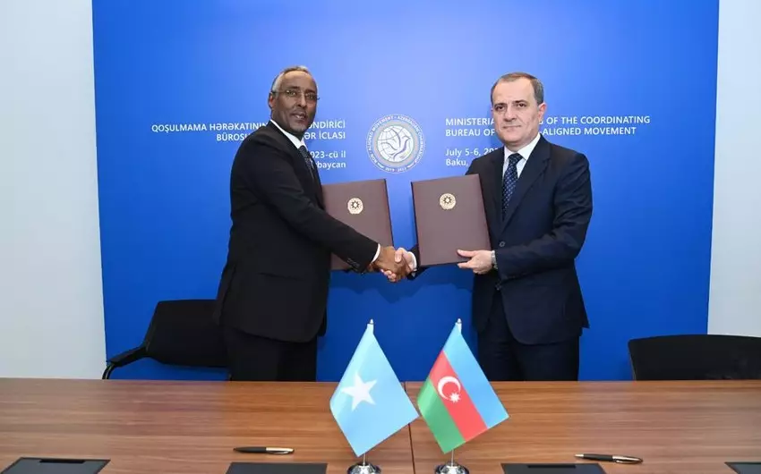 Azərbaycan-Somali Anlaşma Memorandumu imzalanıb (FOTO)