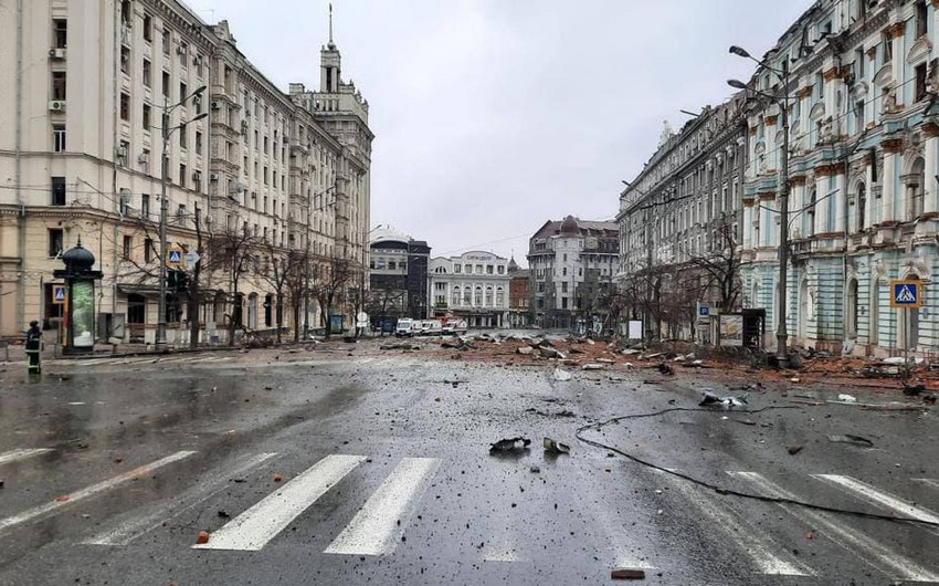 Rusiya ordusu Xarkov şəhərini atəşə tutub, ölənlər var