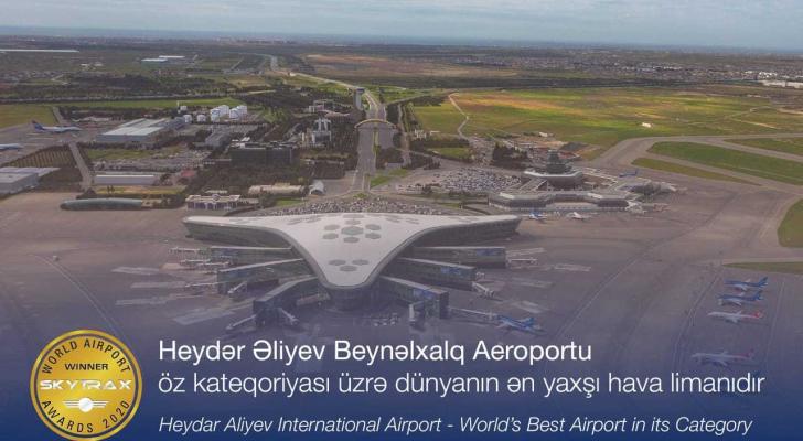 Heydər Əliyev Beynəlxalq Aeroportu dünyanın ən yaxşı hava limanı seçilib