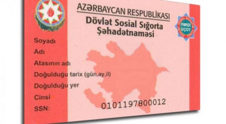 Azərbaycanda sosial sığorta kartlar LƏĞV EDİLİR