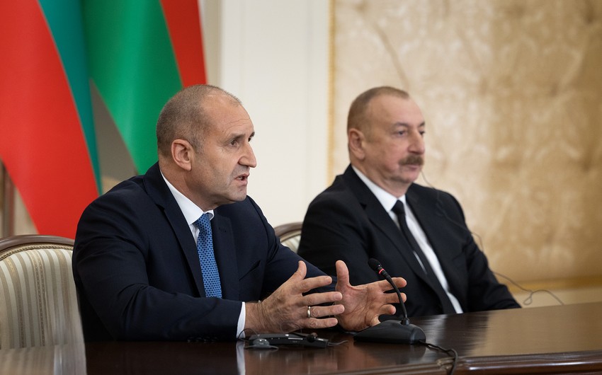 Radev: Bolqarıstan və Azərbaycan strateji üstünlüklərdən istifadə etməyə çalışır