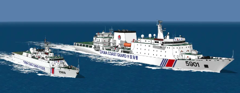 Çin gəmisi Filippinin ərazi sularına daxil olub