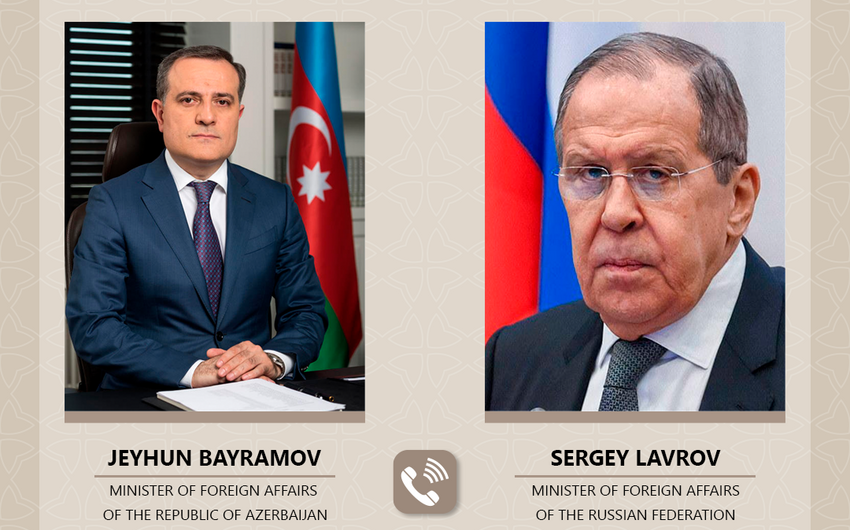 Ceyhun Bayramov və Sergey Lavrov regional vəziyyəti müzakirə ediblər