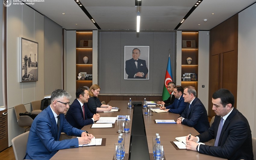 Ceyhun Bayramov AQEM-in Baş katibi ilə görüşüb