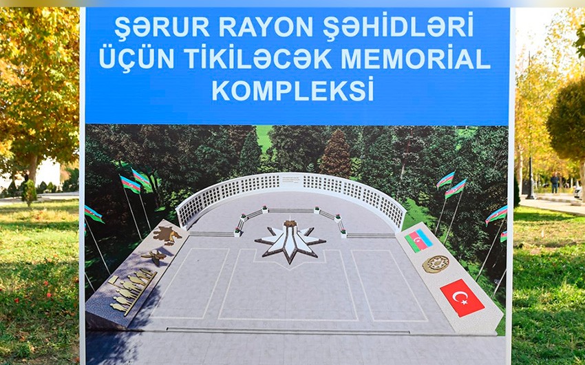 Şərurda şəhidlər memorial-abidə kompleksi inşa olunacaq - FOTO