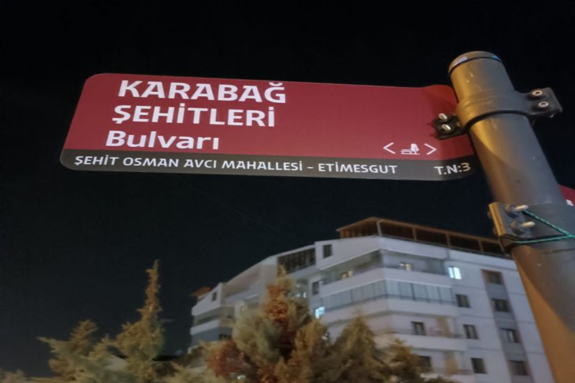 Türkiyədə bu küçəyə “Qarabağ Şəhidləri Bulvarı” adı verildi - FOTO