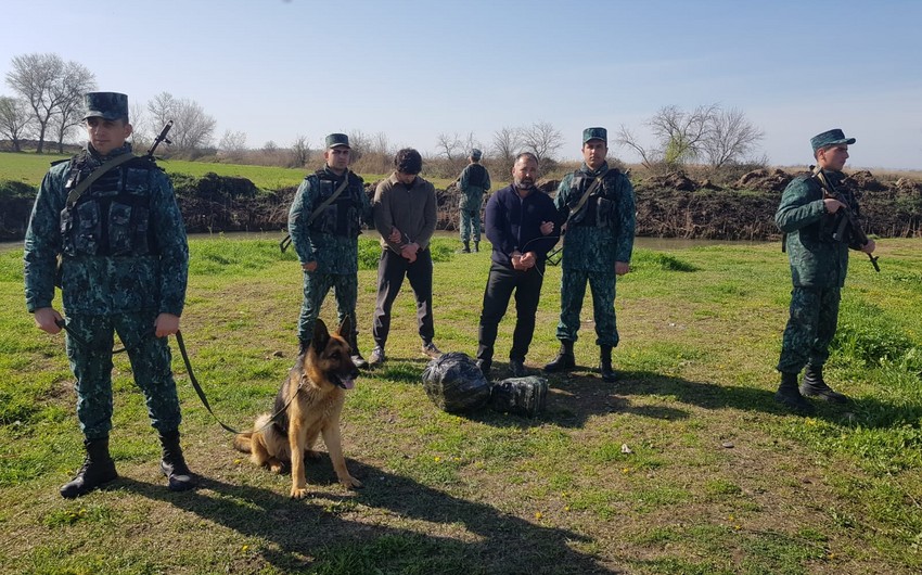 Dövlət sərhədini pozmağa cəhd edən şəxslər saxlanılıb