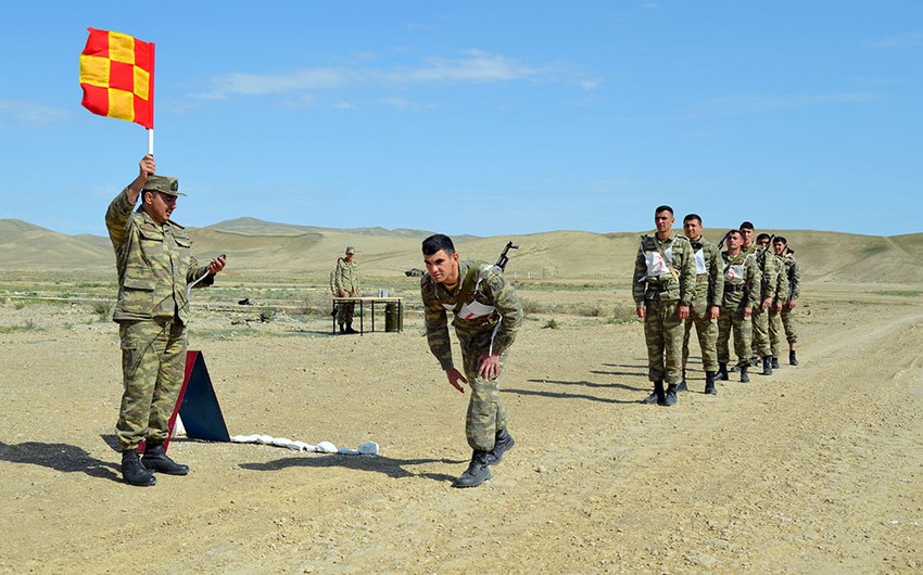 Hərbiləşdirilmiş kross birinciliyi keçirilib - FOTO