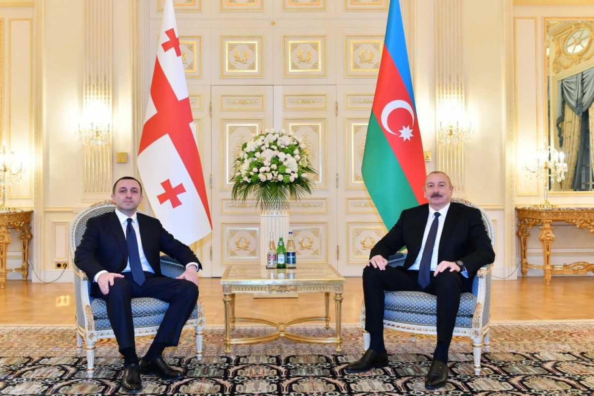 Prezident İlham Əliyev Gürcüstanın Baş naziri ilə görüşüb - YENİLƏNİB