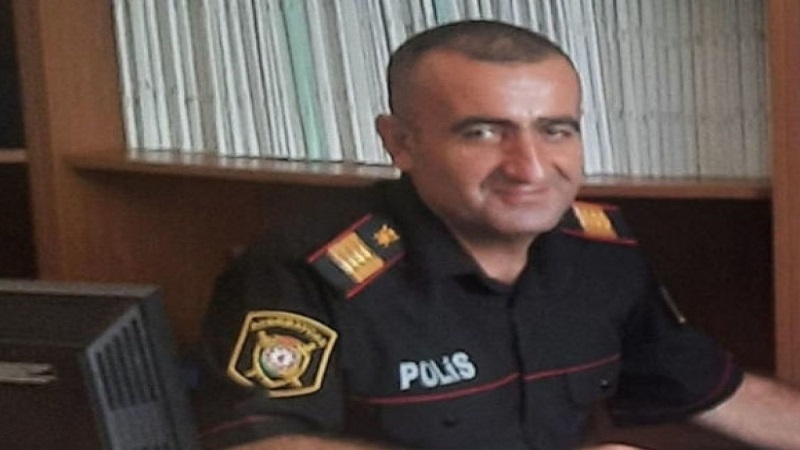 Həlak olan polisin medalı ailəsinə verildi - FOTO