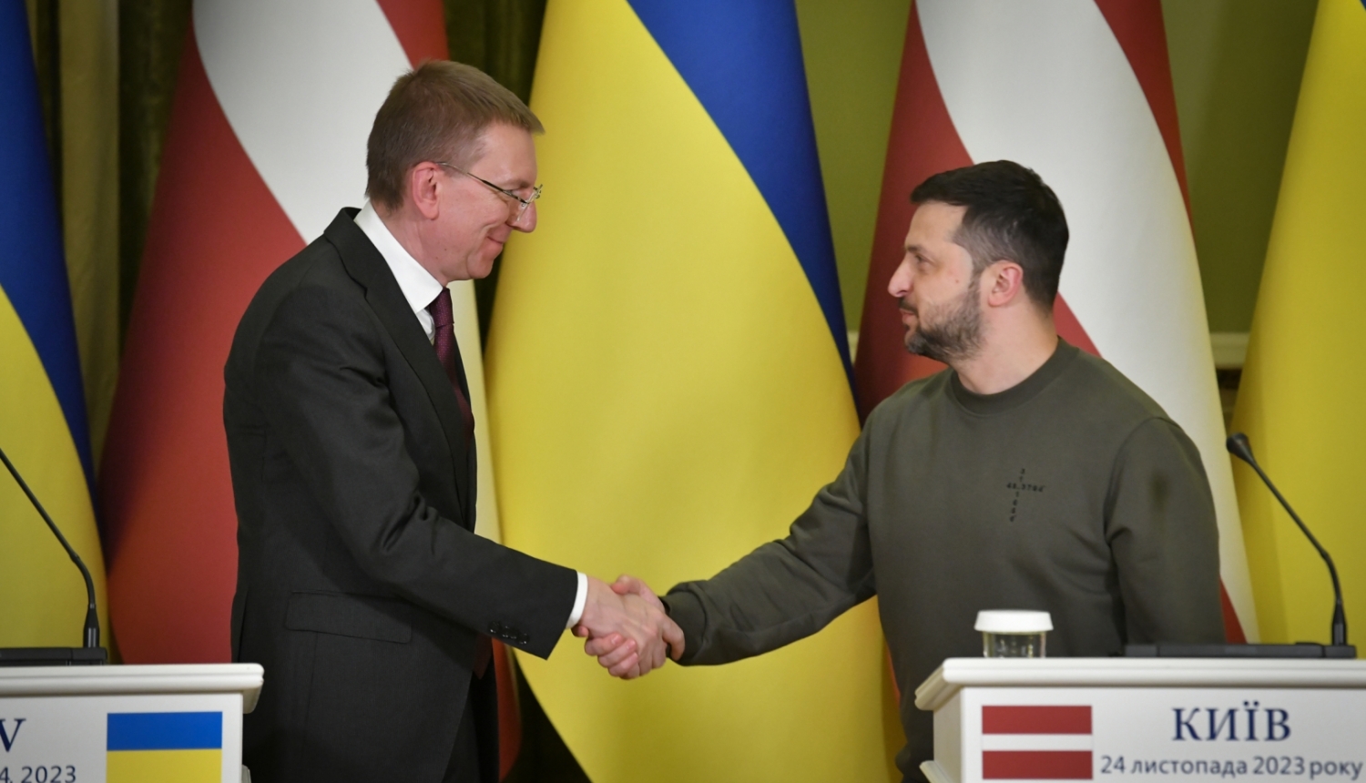Latviya Prezidenti Ukraynaya yeni yardım paketini açıqlayıb