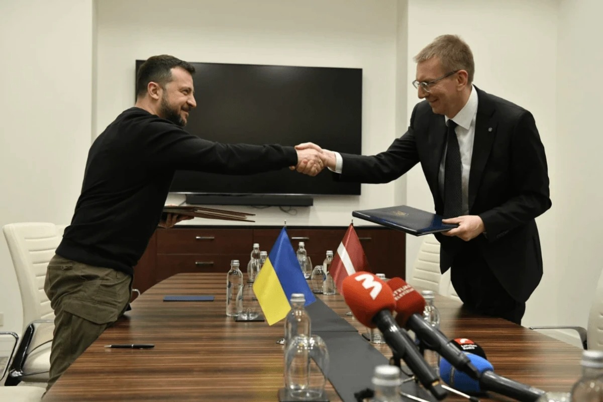 Ukrayna və Latviya arasında təhlükəsizlik sazişi imzalandı