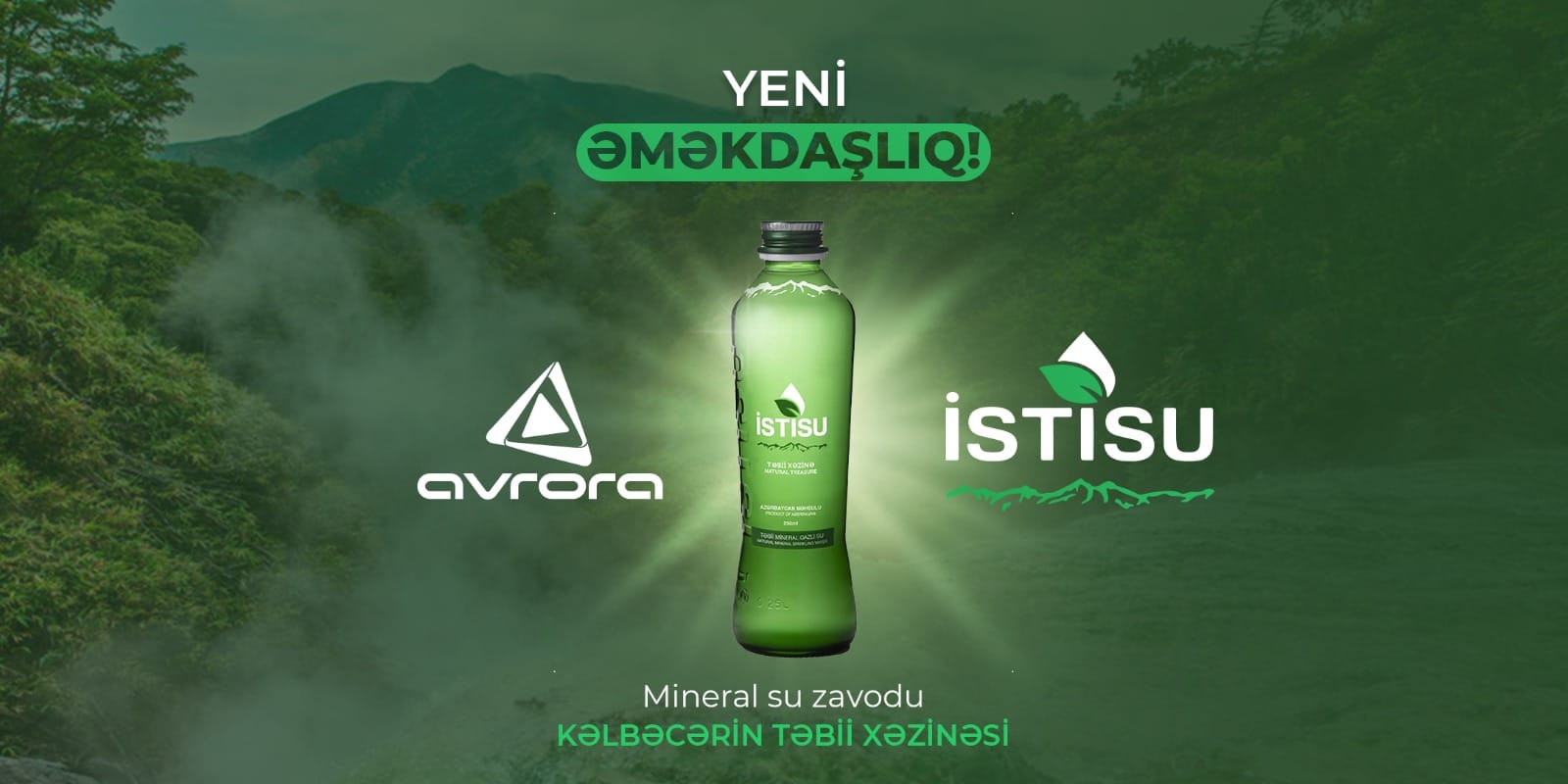 Avrora şirkəti “İstisu” təbii mineral sularının rəsmi distribütoru oldu