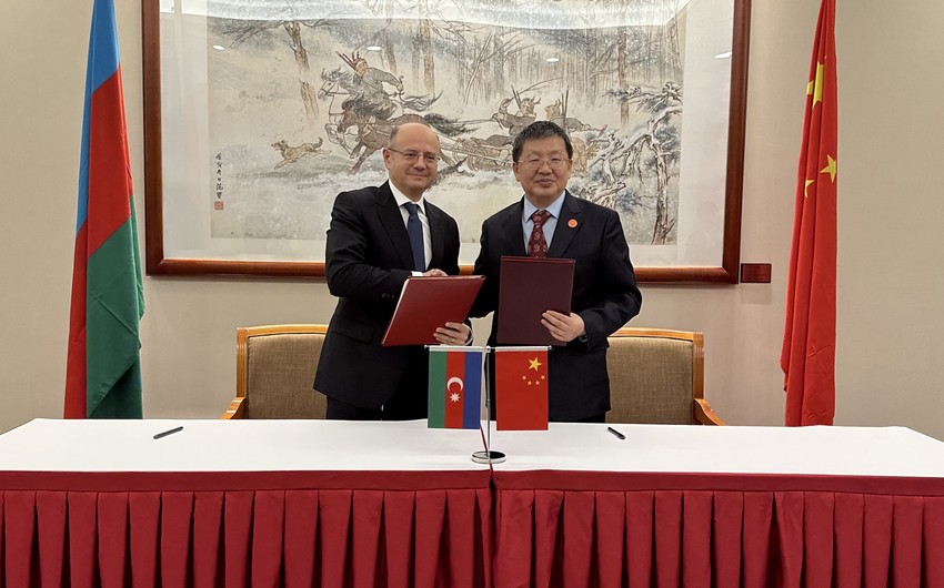 Azərbaycan və Çin enerji sahəsində memorandum imzalayıb