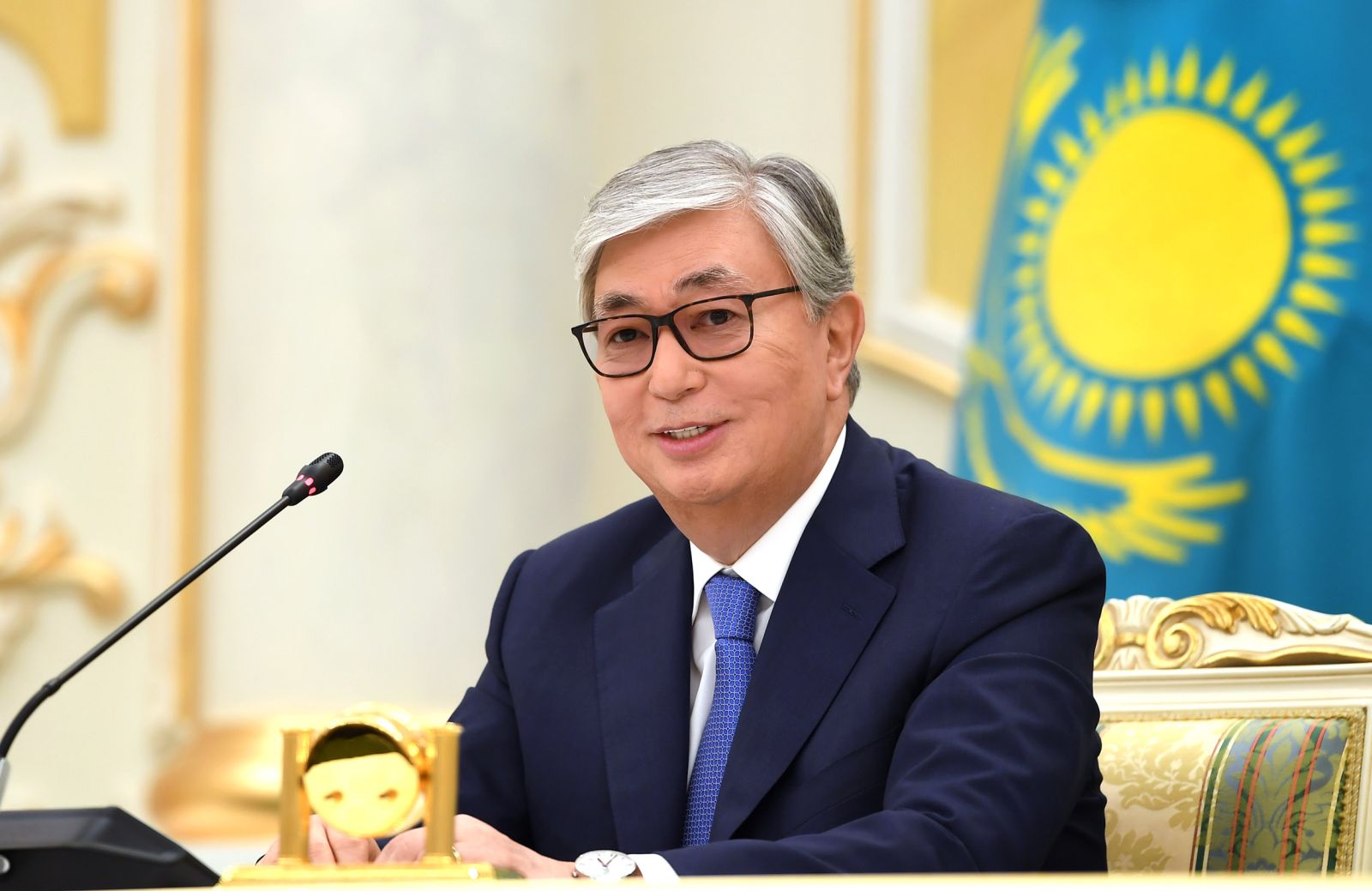 Qazaxıstan Prezidenti Kasım-Jomart Tokayev Azərbaycana gəlib