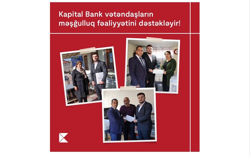 “Kapital Bank” daha 9 vətəndaşın özünüməşğulluğuna dəstək oldu