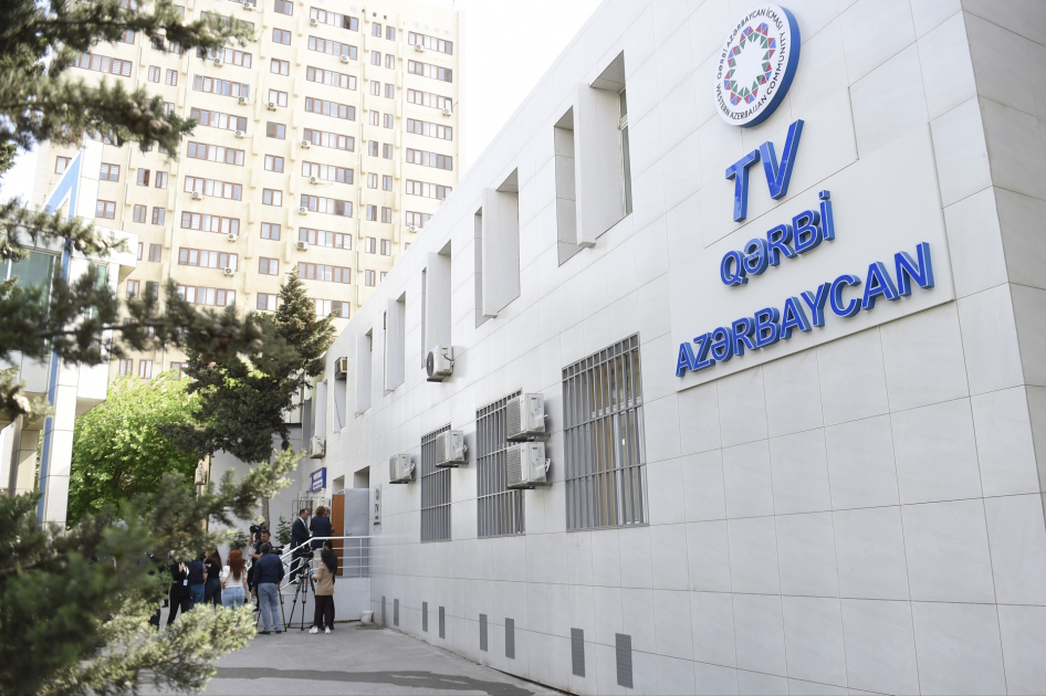 Qərbi Azərbaycan Televiziyasının binasının açılışı olub