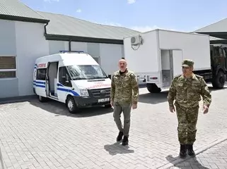 Prezident İlham Əliyev Kəlbəcərdə hərbi hospitalın açılışında iştirak edib