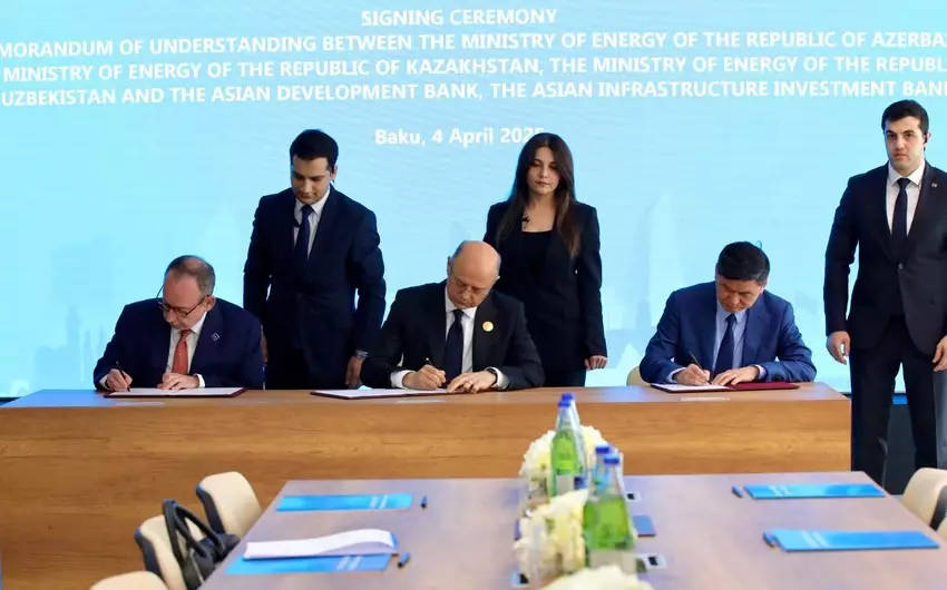 Azərbaycan Mərkəzi Asiya ilə ilk transxəzər enerji dəhlizini reallaşdıracaq - YENİLƏNİB