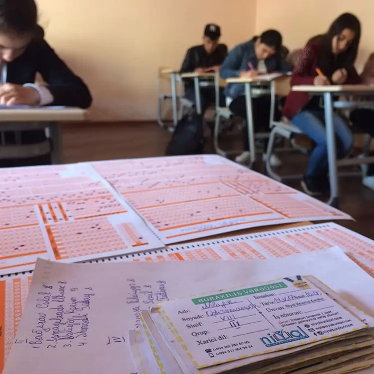 Azərbaycan dili fənni üzrə test imtahanı keçirilib