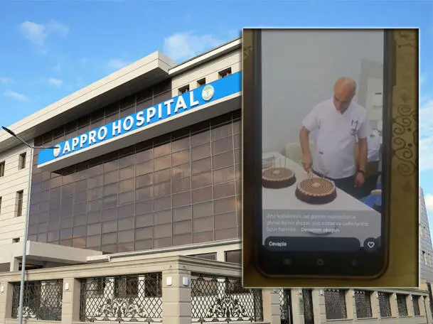 İDDİA: "Appro Hospital"da xəstənin 40 minini alıb, tort kəsib lağa qoydular - VİDEO