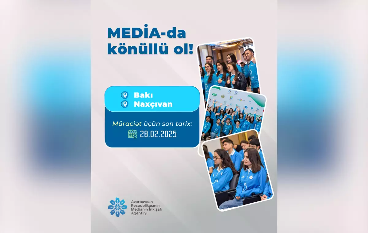 “Media könüllüləri” Proqramına yenidən qeydiyyat başlayıb
