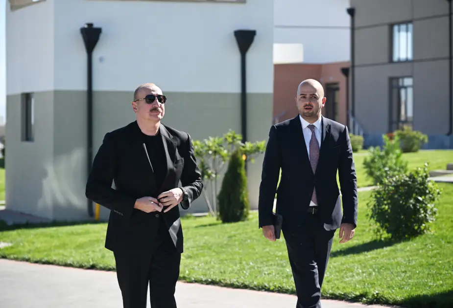 İlham Əliyev Cəbrayılın Horovlu kəndinin birinci mərhələsinin açılışında iştirak edib